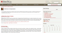 Desktop Screenshot of blog.altmanweil.com